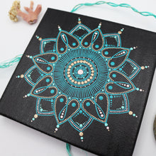 Load image into Gallery viewer, Mandala on Canvas- Miss Kitty Colors