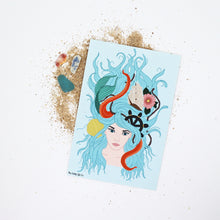 Load image into Gallery viewer, Sea Goddess 4x6 Postcard