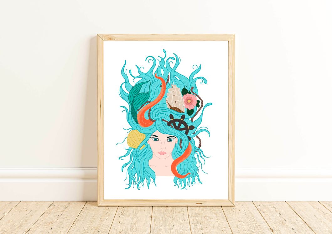 Sea Goddess 8x10 print