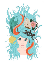 Load image into Gallery viewer, Sea Goddess 8x10 print