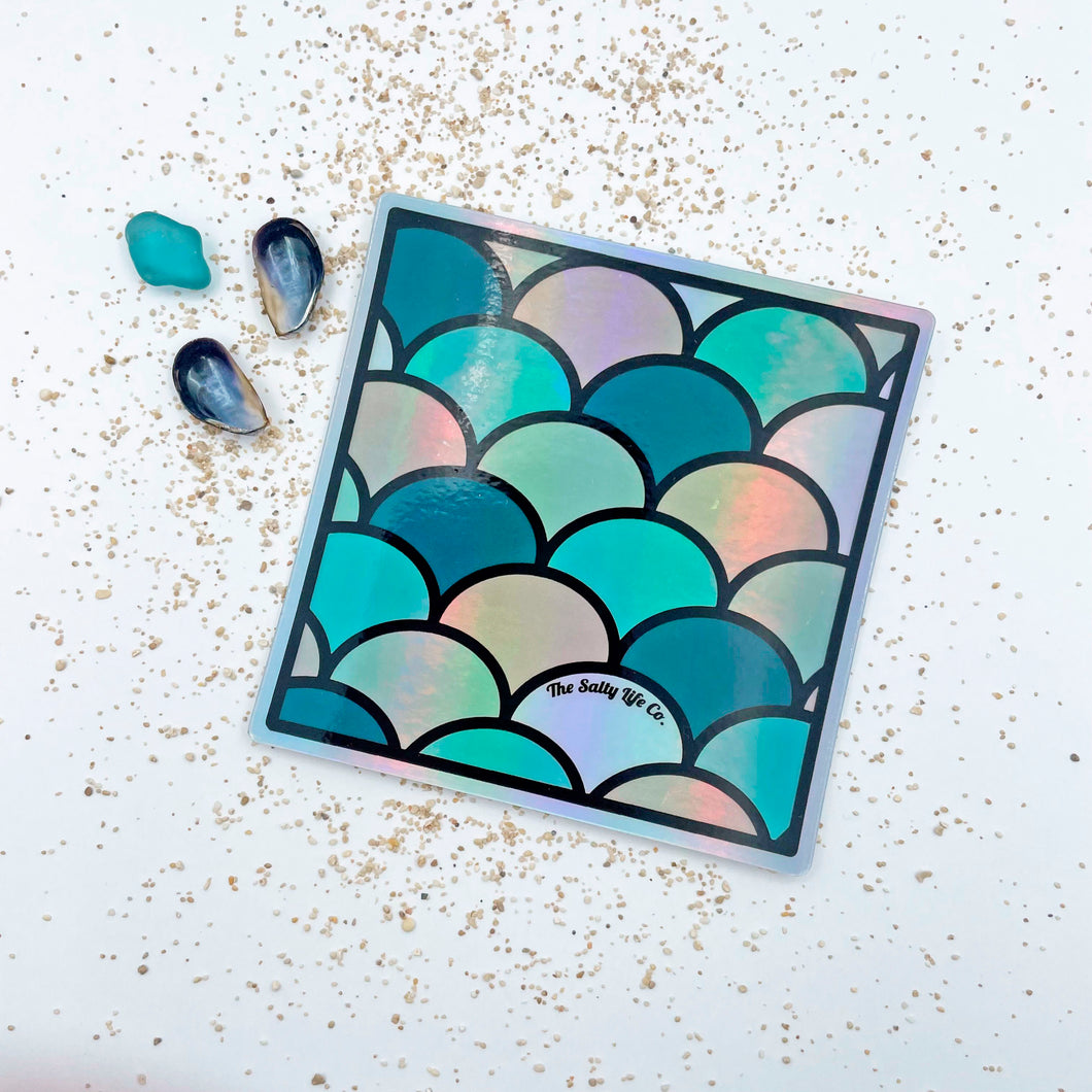 Mermaid Scales Holographic Sticker